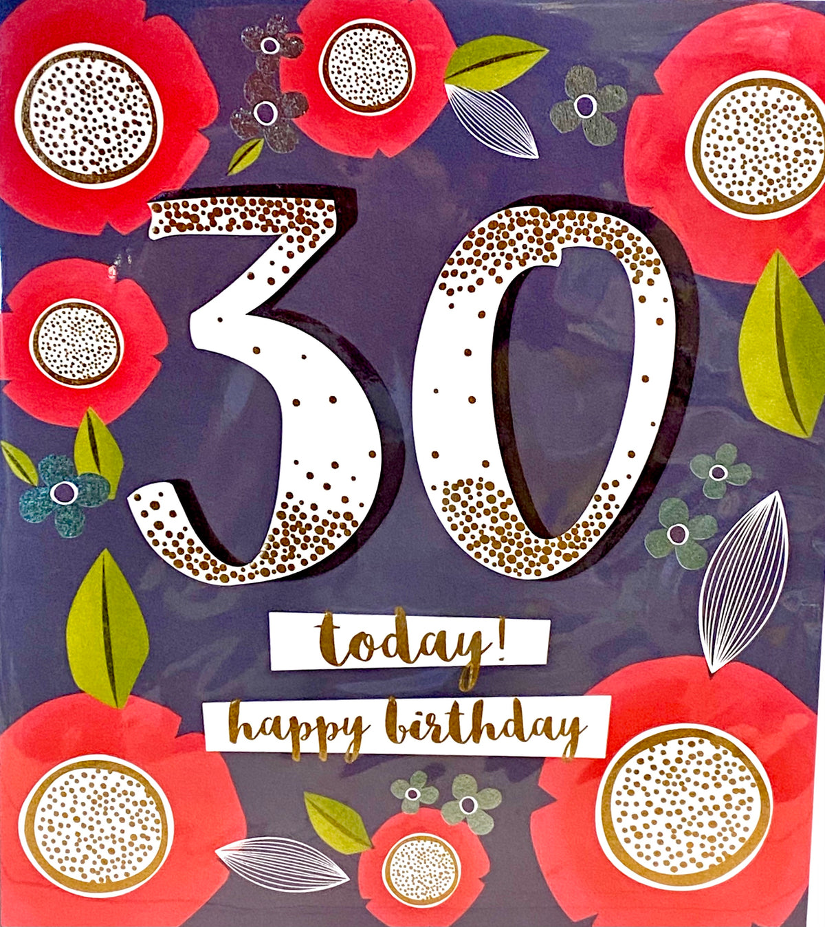 Birthday Card: 30 Today! Happy Birthday