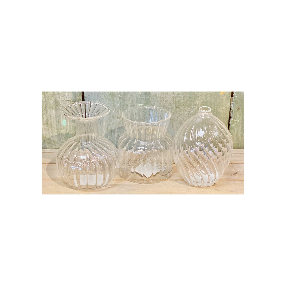 Assorted Mini Glass Vases