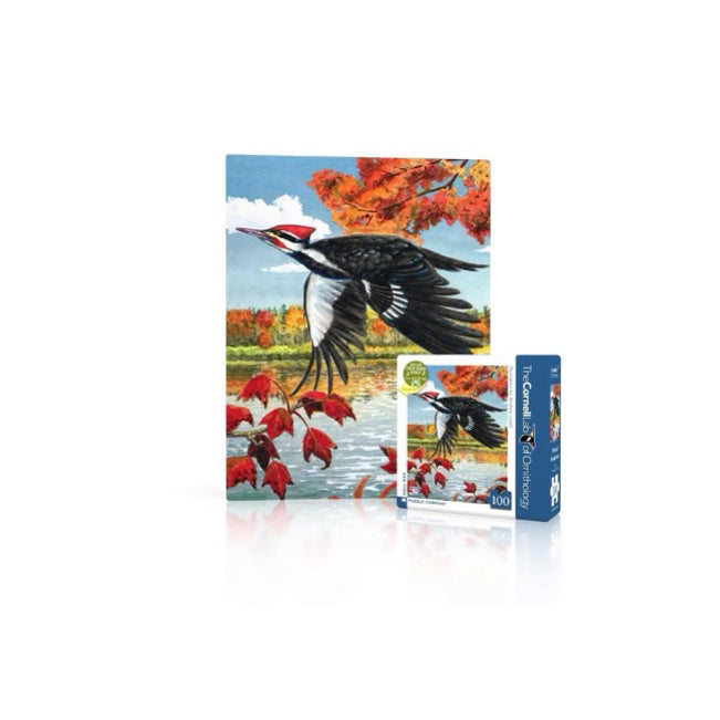 Pileated Woodpecker 100 Piece Mini Puzzle