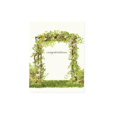 Felix Doolittle Congratulations Card- Rose Arbor