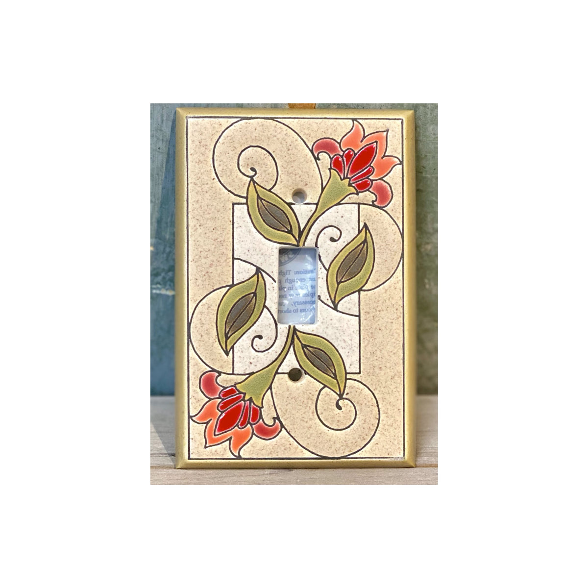 Switch Plate- Jacobean Floral