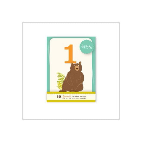 Sea Urchin Studio- Woodland Number Counting Cards