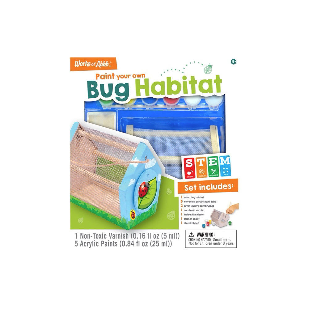 Bug Habitat Wood Paint Kit