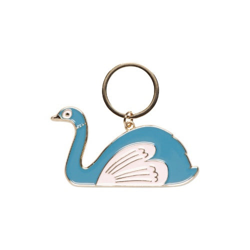 Mighty One Swan Keychain