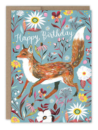 Foxy Birthday Card