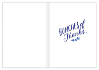 Bunches Of Thanks Card