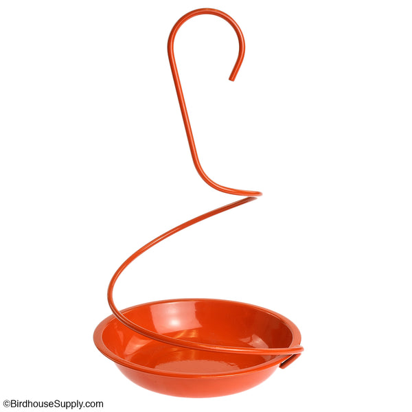 Orange Oriole Metal Jelly Feeder