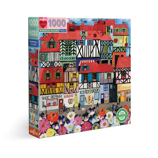 eeBoo 1000 Piece Puzzle - Whimsical Village