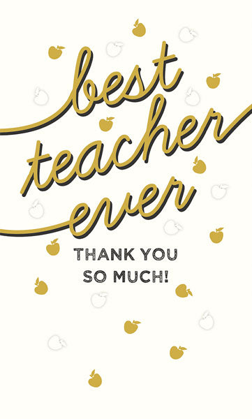 Thank You Card- Best Teacher Ever