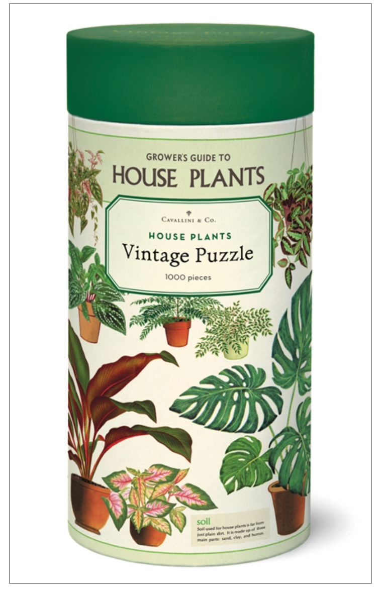Cavallini 1000 piece Vintage Puzzle- House Plants