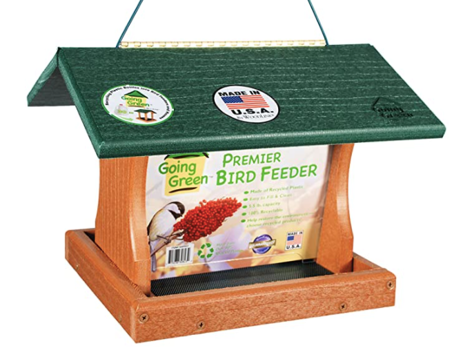 WoodLink Going Green Recycled Plastic Premier Bird Feeder