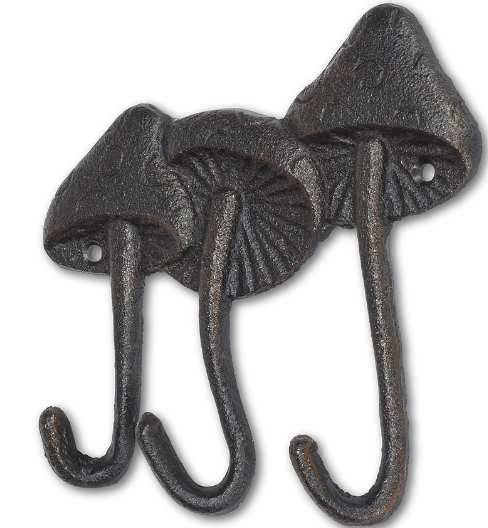 Cast Iron Mushroom Hook