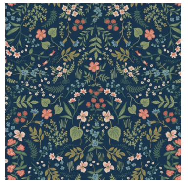Rifle Paper Co. Blue Floral Wrapping Paper - 3 Sheets
