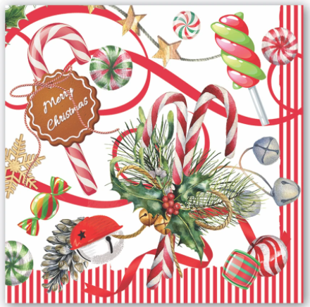 Michel Design Works Peppermint Napkins