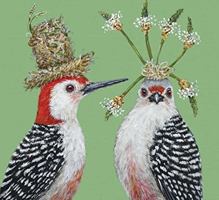 First Date Woodpecker Napkins