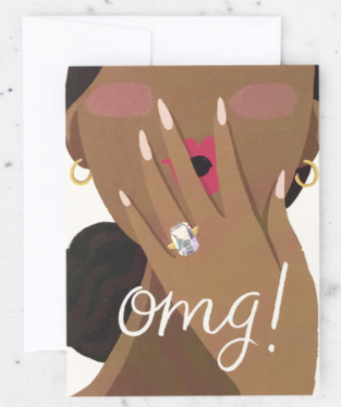 OMG! Engagement Card