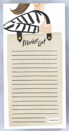 Market List Note Pad