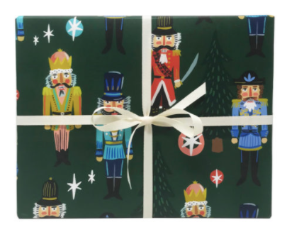 Nutcracker Wrapping Paper 20x20 3 Sheets
