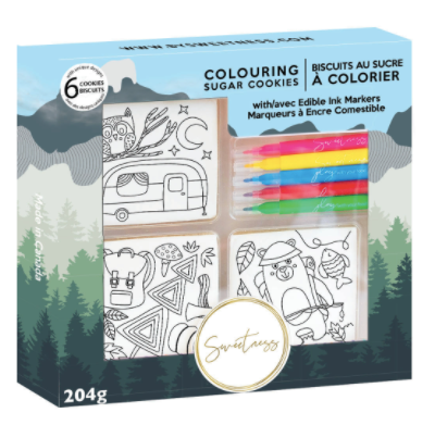 Great Outdoors Colouring Sugar Cookies