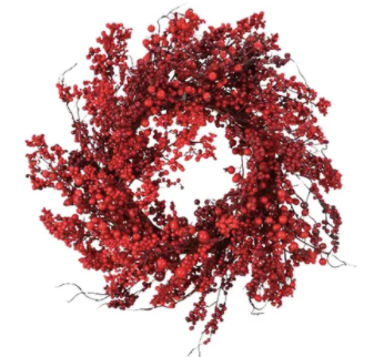 Red Mixed Berries Wreath