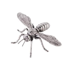 Silver Metal Bee