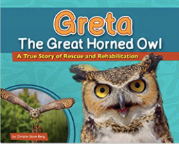 Greta the Great Horned Owl Book