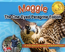 Maggie the One Eyed Peregrine Falcon Book