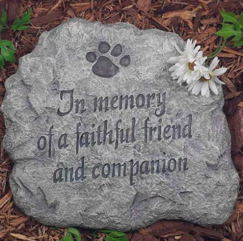 In Memory Pet Stepping Stone