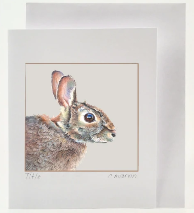 Scruffy Bunny Card