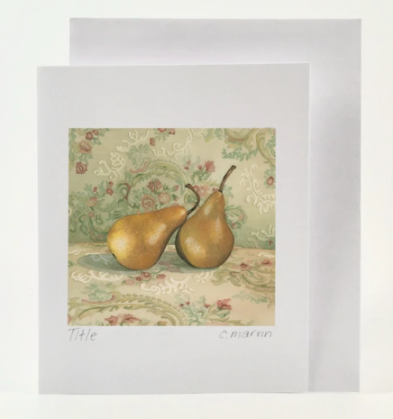 Cori Lee Marvin- Two Pears Card