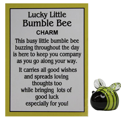 Lucky Little Bumble Bee Charms
