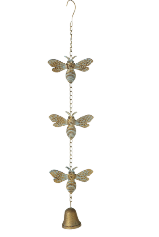 Patina Gold Bee Chime