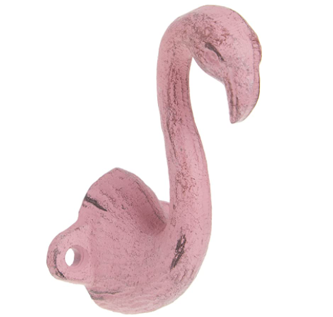 Cast Iron Flamingo Hook