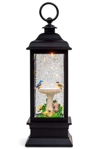 11" Birdbath Lighted Water Lantern