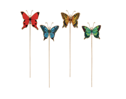 Small Butterfly Plant Stake 13"H