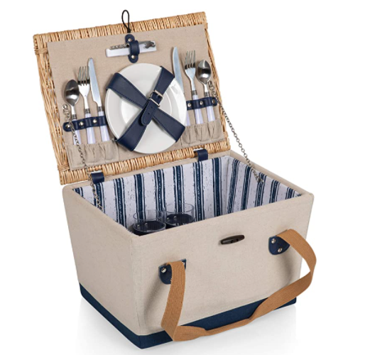 Boardwalk Picnic Basket - Navy Blue