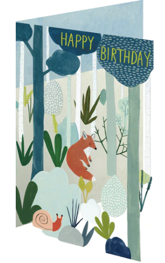 Happy Birthday Lasercut Card