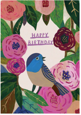 Starflower Petite Birthday Card