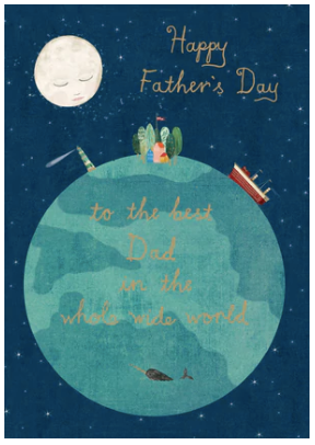 Night and Day Father's Day Card