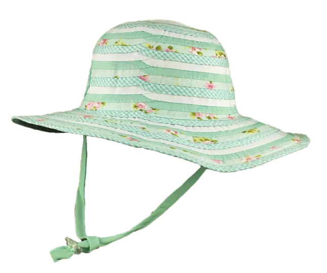 Girls Floppy Sweetheart Hat in Mint size L