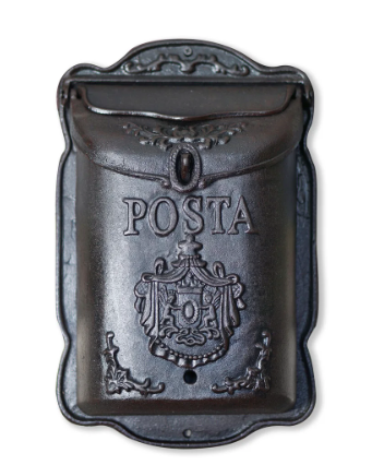 Antique Cast Iron Mailbox