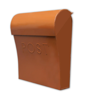Vicki Euro Terracotta Mailbox