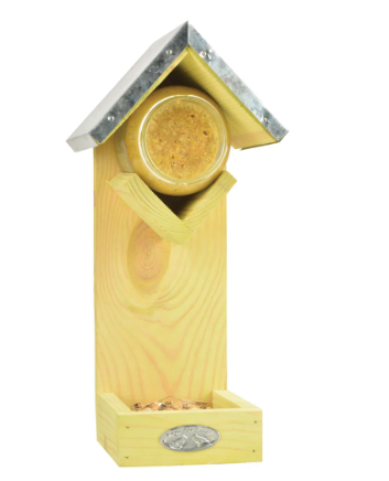 Peanut Butter House with Feeder