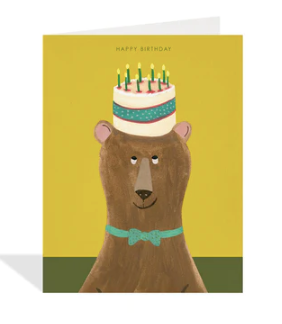 Happy Birthday Bear Card