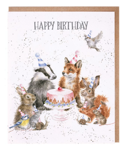 Woodland Party Card