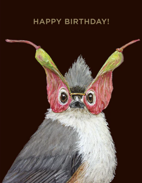 Vicky Sawyer Birthday Titmouse Greeting Card