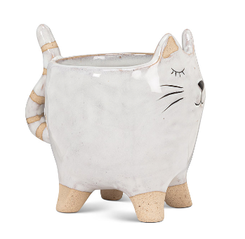 Small Cat withTail Planter