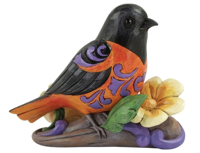 Jim Shore Heartwood Creek Bold And Beautiful Baltimore Oriole Bird Figurine