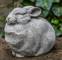 Stone Bunny in Aged Limestone