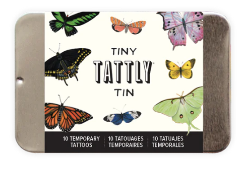 Butterfly Tattoo Tiny Tin